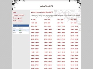 IndexSite.NET - list of domains
