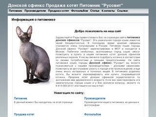 Донской сфинкс: продажа котят, помощь в разведении, вязки. Питомник 