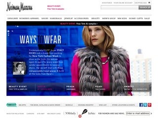 Neiman Marcus - Fashion's Premier Designers, Beauty's Best Brands, Plus the Finest In Shoes, Handbags, Jewelry, Accessories, Gifts, and Home Decor