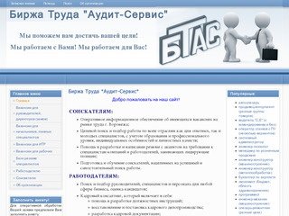 Биржа Труда "Аудит-Сервис"