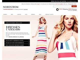 Nordstrom.com offers apparel, shoes, jewelry, cosmetics, fragrances and accessories for women, men and kids. Free Shipping &amp; Returns Every Day.
