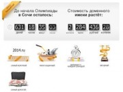 Олимпиада в сочи 2014 года - лучший домен события!- 2014.ru