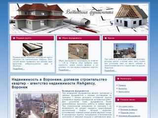 Недвижимость в Воронеже, долевое строительство квартир - агентство недвижимости ReAgency, Воронеж