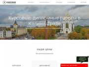 Заказать курсовую в Калининграде, пишем дипломные работы на заказ онлайн — Курсовая24
