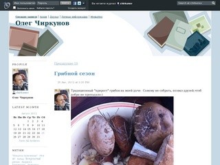 Олег Чиркунов - chirkunov - ЖЖ