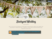 Backyard Wedding — Свадьба в рустик стиле на природе в Краснодарском крае
