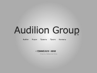 [AG] Audilion Group - Добро пожаловать