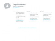 Crystal Pools™ — проектирование, реконструкция, сервисное обслуживание