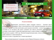 Услуги компании. АвтоСкуп-НН. Выкуп, продажа и обмен автомобилей в Нижнем Новгороде и области