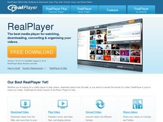 The Official RealPlayer Site (The social and portable media player to download videos from the web)