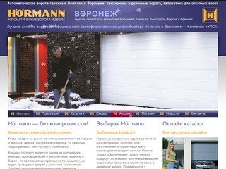 Автоматические ворота: Hormann в Воронеже - прямые поставки из Германии 