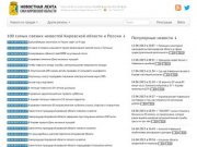 Новостная лента СМИ Кировской области. Новости Кировской области.