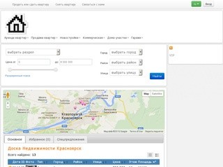 Доска Недвижимости Красноярск