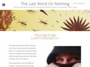 The Last Word On Nothing