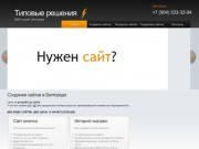 Веб-студия Типовые решения - создание сайтов в Белгороде