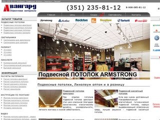 (351) 235-81-12 Челябинск: Подвесные потолки | Линолеум