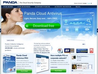 Panda Cloud Antivirus - первый бесплатный 