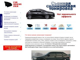 Съемная силиконовая статическая тонировка в Тамбове