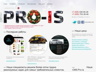Интерактивное агентство Pro-is - продвижение сайтов в поисковых системах Яндекс