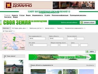 Загородная недвижимость в Вологодской области - Интерактивная карта Вологодской области с районами
