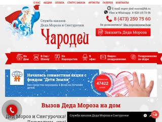Заказ Деда Мороза и Снегурочки на Новый Год на дом в Воронеже