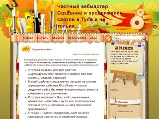 Частный вебмастер. Создание и продвижение сайтов в Туле и не только&amp;#8230;