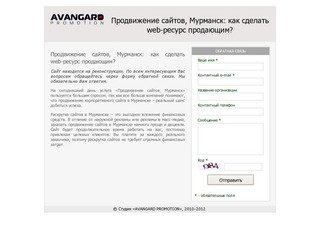 Продвижение сайтов, Мурманск: как сделать web-ресурс продающим?