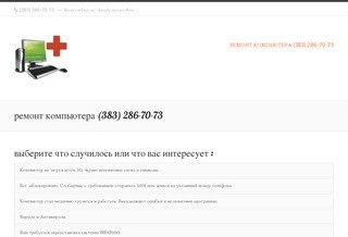 Компьютерная помощь Советского района  (383) 286-70-73 - Новосибирск, Академгородок