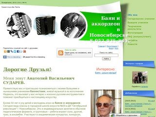 Сударев А.В. Баян и аккордеон в Новосибирске.