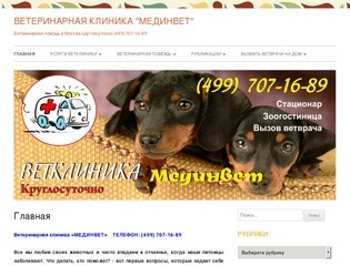 ВЕТЕРИНАРНАЯ КЛИНИКА 