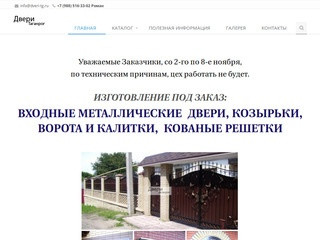 Входные металлические двери в Таганроге под заказ