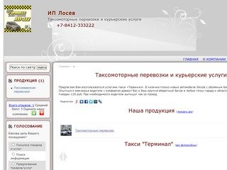 ИП Лосев Пенза - Таксомоторные перевозки и курьерские услуги